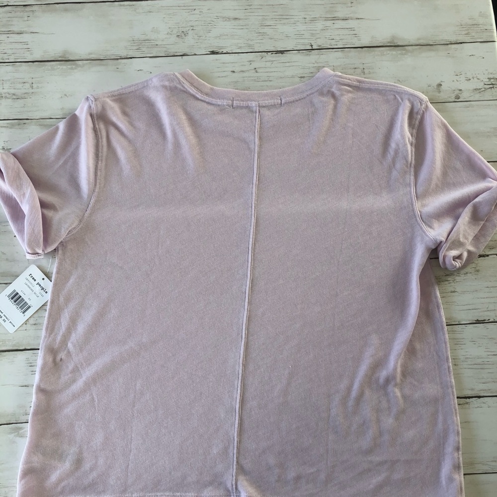 FREE PEOPLE t-shirt lavanderia milk - Picture 7 of 8